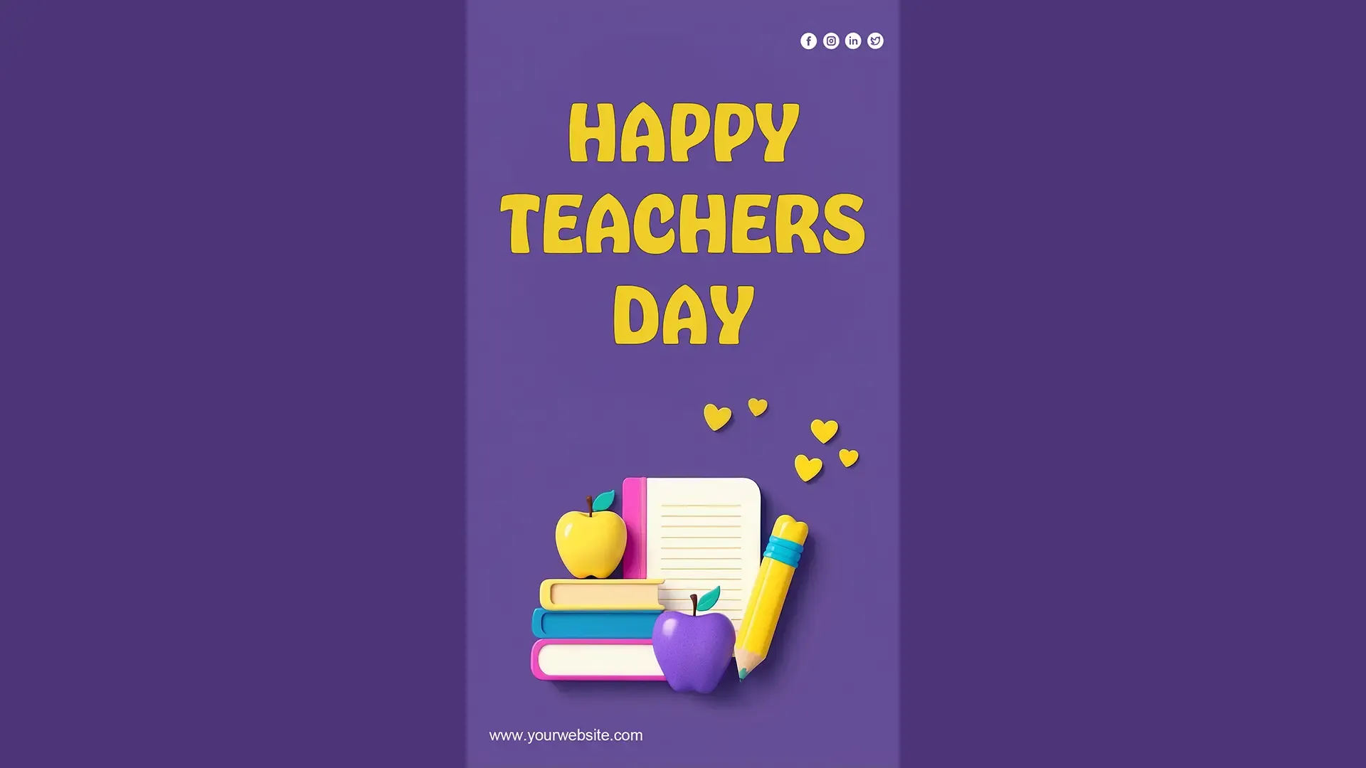 Creative Teachers Day Wishes Card Instagram Story image